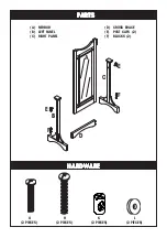 Предварительный просмотр 2 страницы Powell 993-230A Assembly Instructions