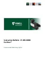 Powell EcoVisor 01.41B.48080 Instruction Bulletin предпросмотр