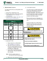 Preview for 28 page of Powell FlexGear Instruction Bulletin