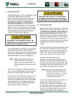 Preview for 23 page of Powell Power/Vac ML-17 Operator'S Manual