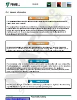 Preview for 11 page of Powell PowlVac IB-60201 Manual