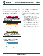 Preview for 3 page of Powell PowlVac IB-65020A CDR 27kV Manual