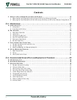 Preview for 5 page of Powell PowlVac IB-65020A CDR 27kV Manual