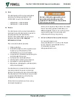 Предварительный просмотр 9 страницы Powell PowlVac IB-65020A CDR 27kV Manual