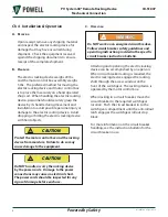 Предварительный просмотр 13 страницы Powell PV 38 IB-51807 Manual