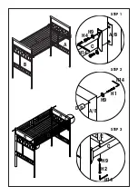 Предварительный просмотр 4 страницы PowellKids 334-119 Assembly Instruction Manual