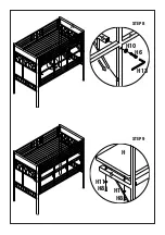 Предварительный просмотр 7 страницы PowellKids 334-119 Assembly Instruction Manual