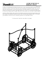 Preview for 1 page of PowellKids 374-042 Assembly Instructions Manual