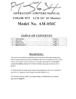 Power Acoustik AM-056C Owner'S Manual preview