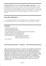 Preview for 2 page of Power Acoustik AWB-10 Owner'S Manual