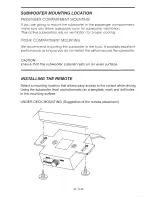 Preview for 3 page of Power Acoustik AWB-12P Owner'S Manual