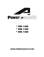 Preview for 1 page of Power Acoustik BM-10W Owner'S Manual