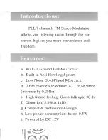 Preview for 2 page of Power Acoustik EFM-4 User Manual