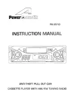 Power Acoustik PA-551D Instruction Manual preview