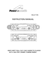 Power Acoustik PA-571FE Instruction Manual preview