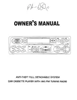 Power Acoustik PA-680C Owner'S Manual предпросмотр