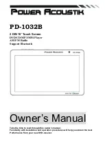 Power Acoustik PD-1032B Owner'S Manual preview