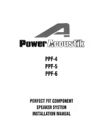 Power Acoustik PPF-4 Installation Manual предпросмотр