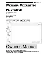 Предварительный просмотр 1 страницы Power Acoustik PTID-6250B Owner'S Manual