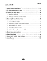 Preview for 2 page of Power Acoustik PTM-350 Instruction Manual