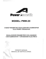 Power Acoustik PWM-20 Owner'S Manual preview