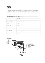 Preview for 2 page of POWER ACTION HD500B Manual