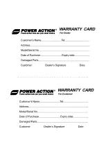 Preview for 10 page of POWER ACTION HD500B Manual