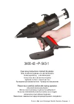 Power Adhesives 3400-43 Operating Instructions Manual preview