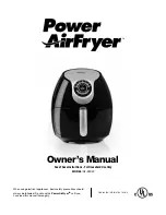 Power AirFryer AF-530W Owner'S Manual предпросмотр