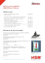 Предварительный просмотр 3 страницы POWER Bear HSM V-Press 1160 eco Important Information