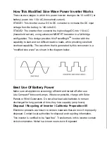 Предварительный просмотр 11 страницы Power Bright PW1500-12 User Manual