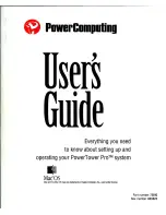 Preview for 1 page of Power Computing PowerTower Pro User Manual