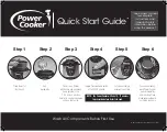 Power Cooker Cooker Quick Start Manual preview