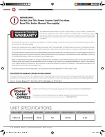 Preview for 4 page of Power Cooker YBD60-100 Owner'S Manual