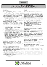 Preview for 4 page of Power Craft Garden 71999 Instruction Manual