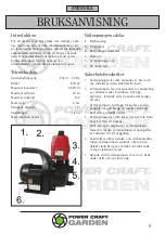 Preview for 9 page of Power Craft Garden 71999 Instruction Manual