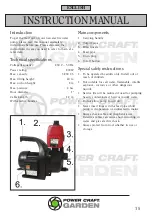 Preview for 15 page of Power Craft Garden 71999 Instruction Manual