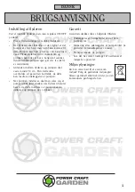 Предварительный просмотр 4 страницы Power Craft Garden 79890 Instruction Manual