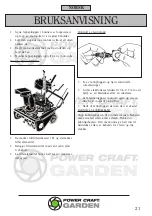 Предварительный просмотр 21 страницы Power Craft Garden 89037 Instruction Manual