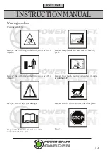 Предварительный просмотр 53 страницы Power Craft Garden 89037 Instruction Manual