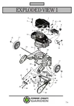 Предварительный просмотр 76 страницы Power Craft Garden 89037 Instruction Manual