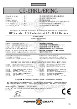 Preview for 15 page of Power Craft 10607 Instruction Manual