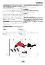 Предварительный просмотр 13 страницы Power Craft 10616 Instruction Manual