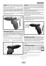 Предварительный просмотр 14 страницы Power Craft 10616 Instruction Manual