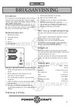 Preview for 3 page of Power Craft 10650 Instruction Manual