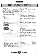 Preview for 4 page of Power Craft 10650 Instruction Manual