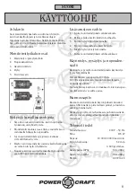 Preview for 6 page of Power Craft 10650 Instruction Manual