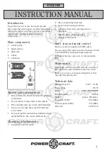 Preview for 7 page of Power Craft 10650 Instruction Manual