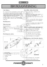 Предварительный просмотр 5 страницы Power Craft 10653 Instruction Manual