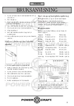 Предварительный просмотр 6 страницы Power Craft 10653 Instruction Manual